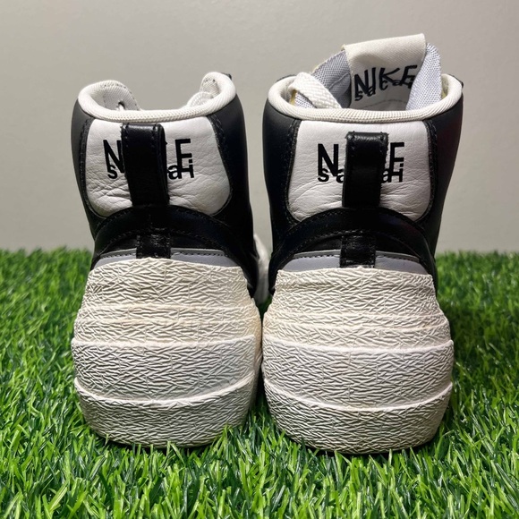 Nike Blazer Mid x sacai Black Grey White - Picture 4 of 8